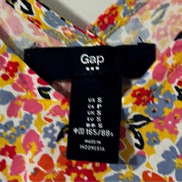 Aloha Print Sundress Size Small Floral Hawaiian Slip Dress Blue Pink Gold Red - Picture 4 of 7